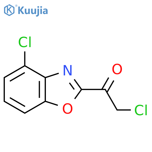 4-Chloro-2-(2-chloroacetyl)benzo[d]oxazole structure