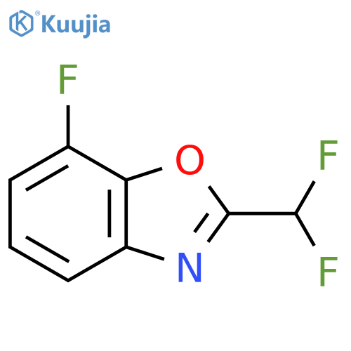 2-(Difluoromethyl)-7-fluorobenzo[d]oxazole structure