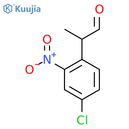 4-Chloro-2-nitrophenylpropanal structure