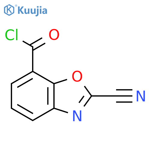 2-Cyanobenzo[d]oxazole-7-carbonyl chloride structure