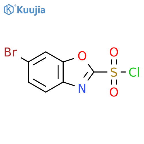 6-Bromobenzo[d]oxazole-2-sulfonyl chloride structure