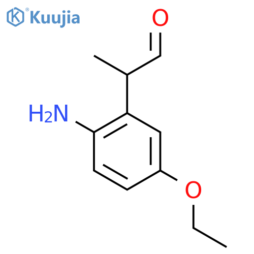 2-Amino-5-ethoxyphenylpropanal structure