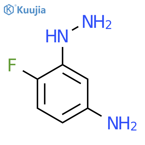 5-Amino-2-fluorophenylhydrazine structure