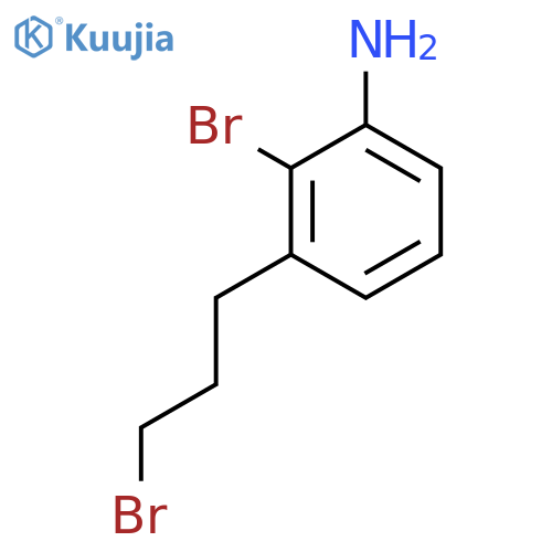 2-Bromo-3-(3-bromopropyl)aniline structure