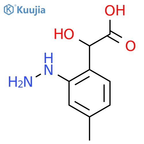 2-Hydrazinyl-4-methylmandelic acid structure