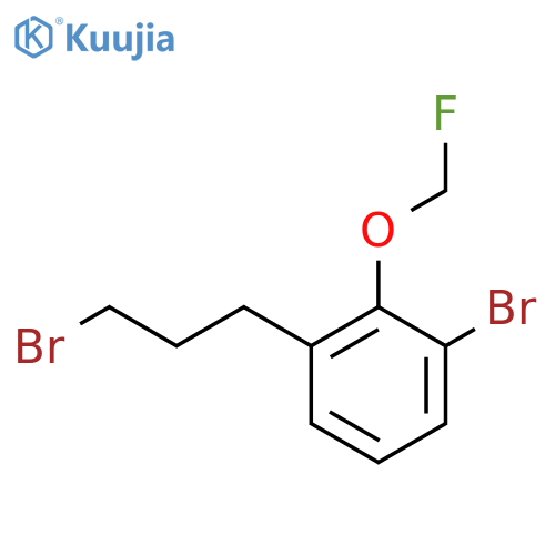 1-Bromo-3-(3-bromopropyl)-2-(fluoromethoxy)benzene structure