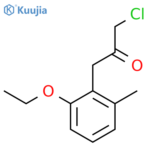 1-Chloro-3-(2-ethoxy-6-methylphenyl)propan-2-one structure