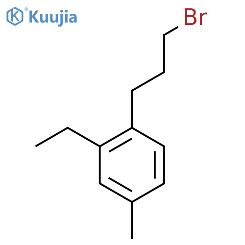 4-(3-Bromopropyl)-3-ethyltoluene structure