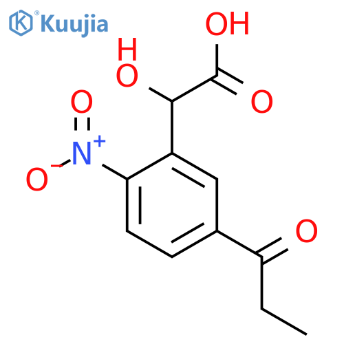 2-Nitro-5-propionylmandelic acid structure