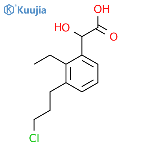 3-(3-Chloropropyl)-2-ethylmandelic acid structure