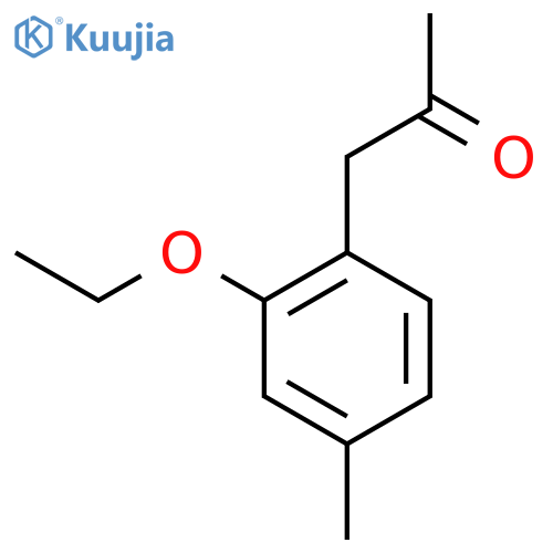 1-(2-Ethoxy-4-methylphenyl)propan-2-one structure