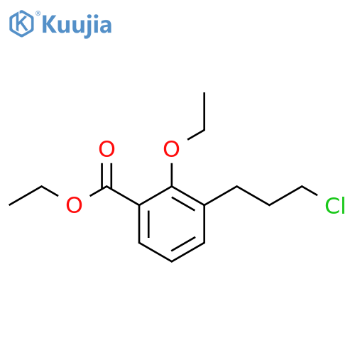 Ethyl 3-(3-chloropropyl)-2-ethoxybenzoate structure