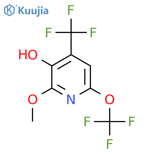 3-Hydroxy-2-methoxy-6-(trifluoromethoxy)-4-(trifluoromethyl)pyridine structure