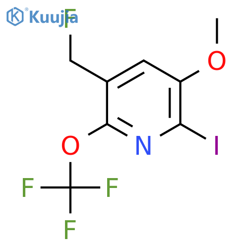 5-(Fluoromethyl)-2-iodo-3-methoxy-6-(trifluoromethoxy)pyridine structure