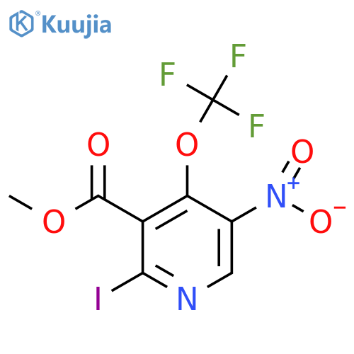 Methyl 2-iodo-5-nitro-4-(trifluoromethoxy)pyridine-3-carboxylate structure