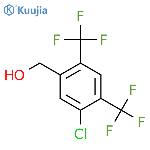 2,4-Bis(trifluoromethyl)-5-chlorobenzyl alcohol structure