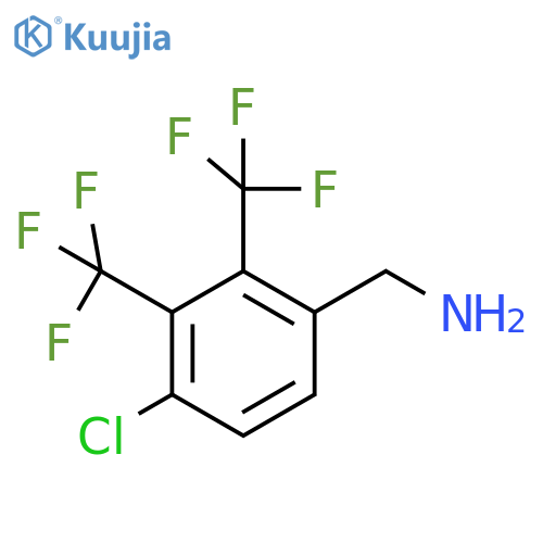 2,3-Bis(trifluoromethyl)-4-chlorobenzylamine structure