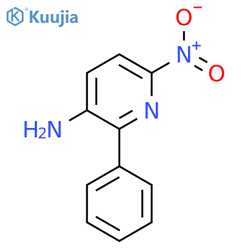 3-Amino-6-nitro-2-phenylpyridine structure