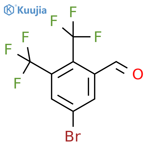 2,3-Bis(trifluoromethyl)-5-bromobenzaldehyde structure