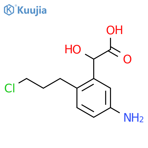 5-Amino-2-(3-chloropropyl)mandelic acid structure