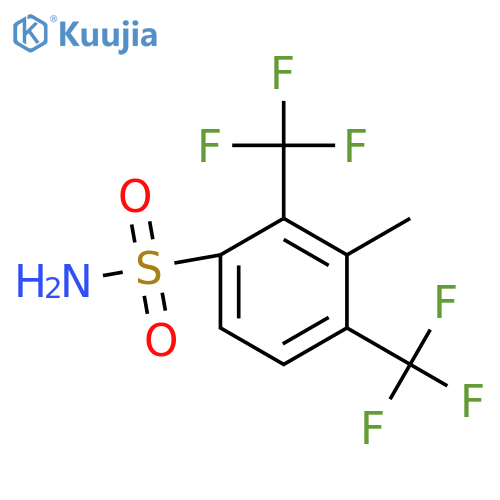 2,4-Bis(trifluoromethyl)-3-methylbenzenesulfonamide structure