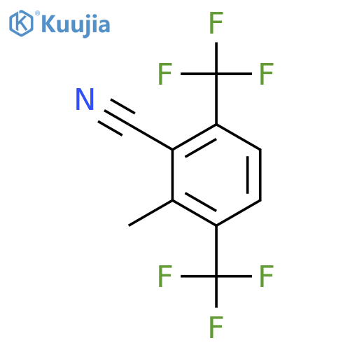3,6-Bis(trifluoromethyl)-2-methylbenzonitrile structure
