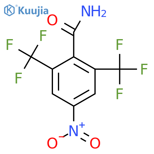 2,6-Bis(trifluoromethyl)-4-nitrobenzamide structure
