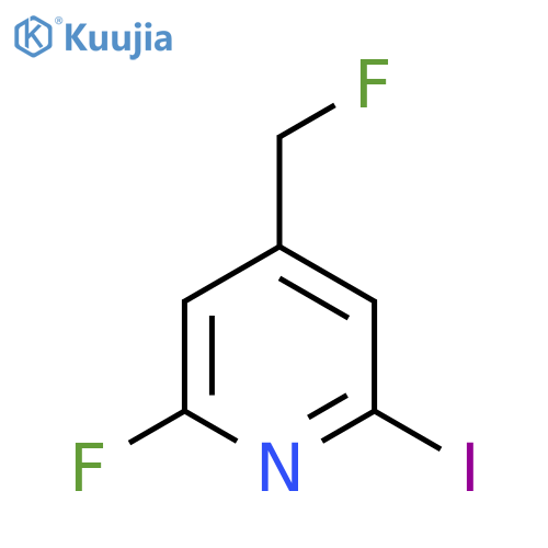 2-Fluoro-4-fluoromethyl-6-iodopyridine structure