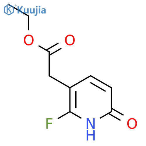 Ethyl 2-fluoro-6-hydroxypyridine-3-acetate structure