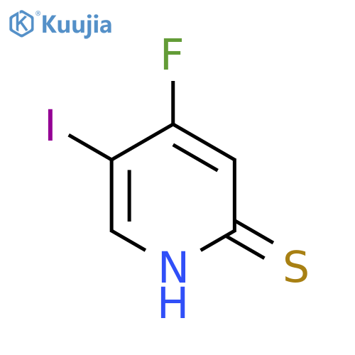4-Fluoro-5-iodo-2-mercaptopyridine structure