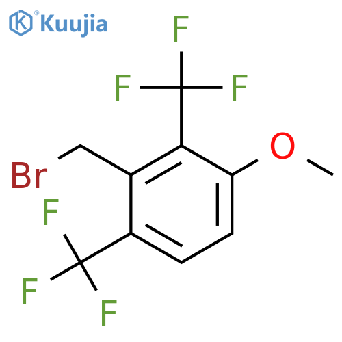 2,6-Bis(trifluoromethyl)-3-methoxybenzyl bromide structure