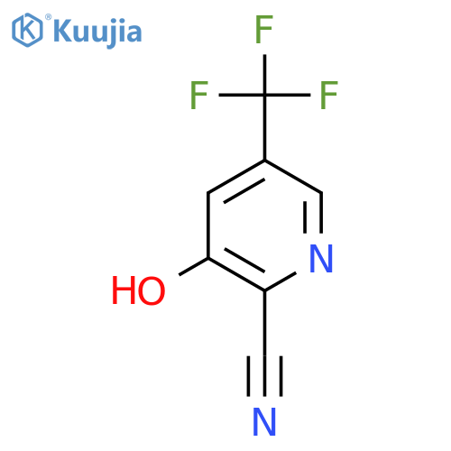 3-Hydroxy-5-(trifluoromethyl)picolinonitrile structure