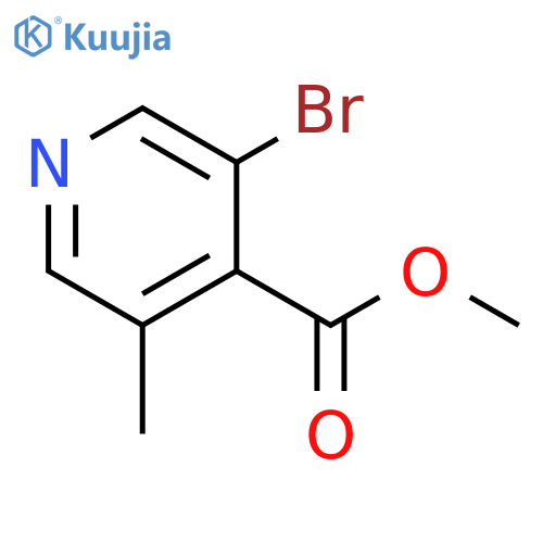 Methyl 3-bromo-5-methylpyridine-4-carboxylate structure