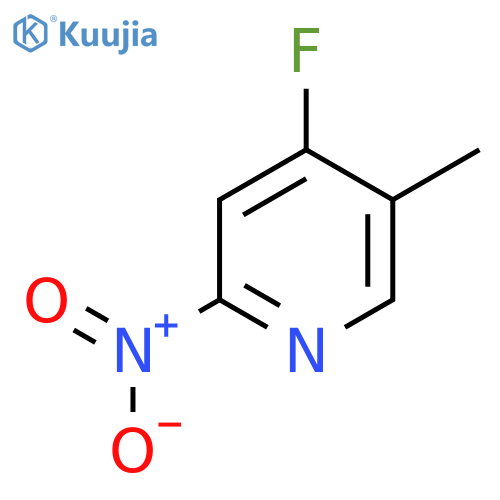 4-Fluoro-5-methyl-2-nitropyridine structure