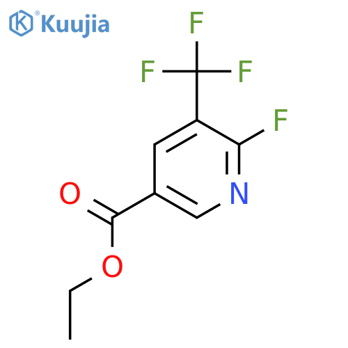Ethyl 6-fluoro-5-(trifluoromethyl)nicotinate structure