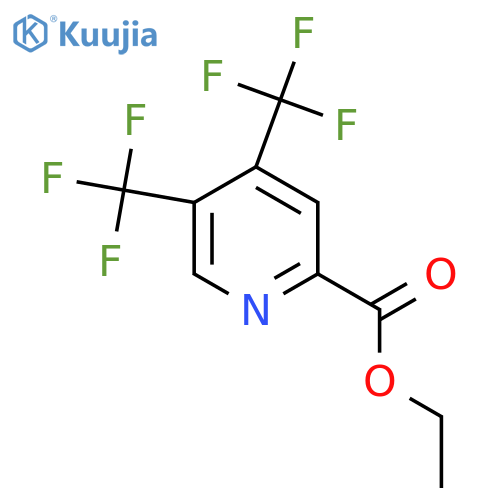 Ethyl 4,5-bis(trifluoromethyl)picolinate structure