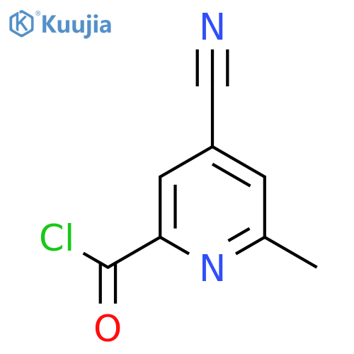 4-Cyano-6-methylpicolinoyl chloride structure
