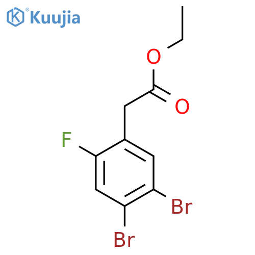 Ethyl 4,5-dibromo-2-fluorophenylacetate structure