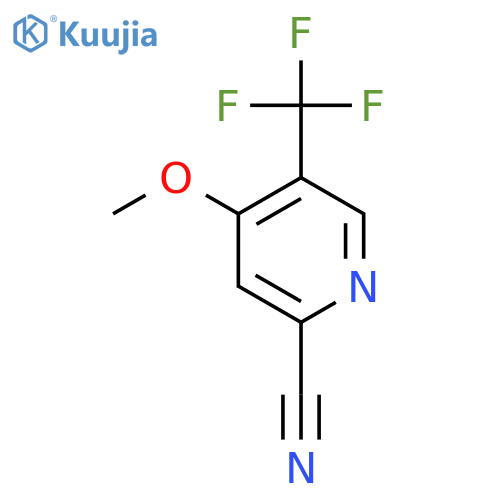 4-Methoxy-5-(trifluoromethyl)picolinonitrile structure