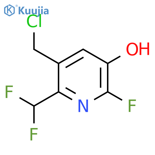 3-(Chloromethyl)-2-(difluoromethyl)-6-fluoro-5-hydroxypyridine structure