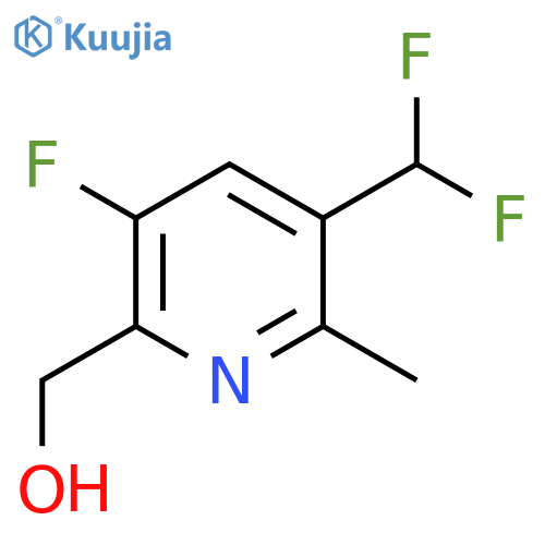 3-(Difluoromethyl)-5-fluoro-2-methylpyridine-6-methanol structure