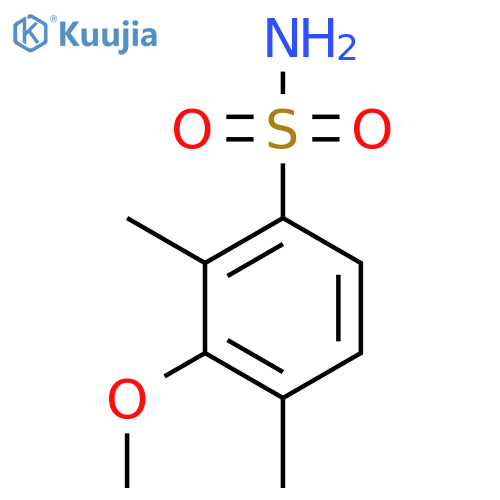 2,4-Dimethyl-3-methoxybenzenesulfonamide structure