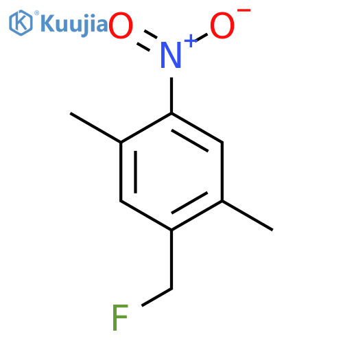 1,4-Dimethyl-2-fluoromethyl-5-nitrobenzene structure
