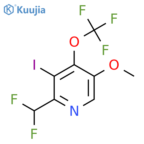 2-(Difluoromethyl)-3-iodo-5-methoxy-4-(trifluoromethoxy)pyridine structure