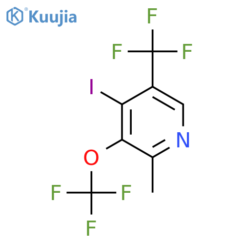 4-Iodo-2-methyl-3-(trifluoromethoxy)-5-(trifluoromethyl)pyridine structure