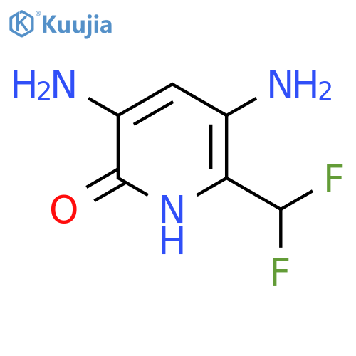 3,5-Diamino-2-(difluoromethyl)-6-hydroxypyridine structure
