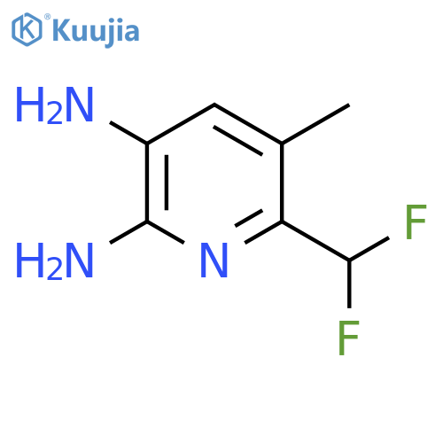 2,3-Diamino-6-(difluoromethyl)-5-methylpyridine structure