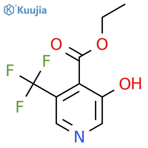 Ethyl 3-hydroxy-5-(trifluoromethyl)isonicotinate structure