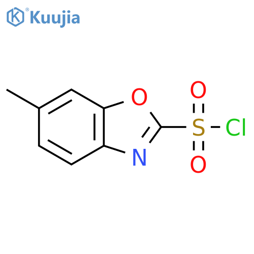6-Methylbenzo[d]oxazole-2-sulfonyl chloride structure