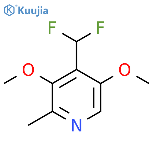 4-(Difluoromethyl)-3,5-dimethoxy-2-methylpyridine structure